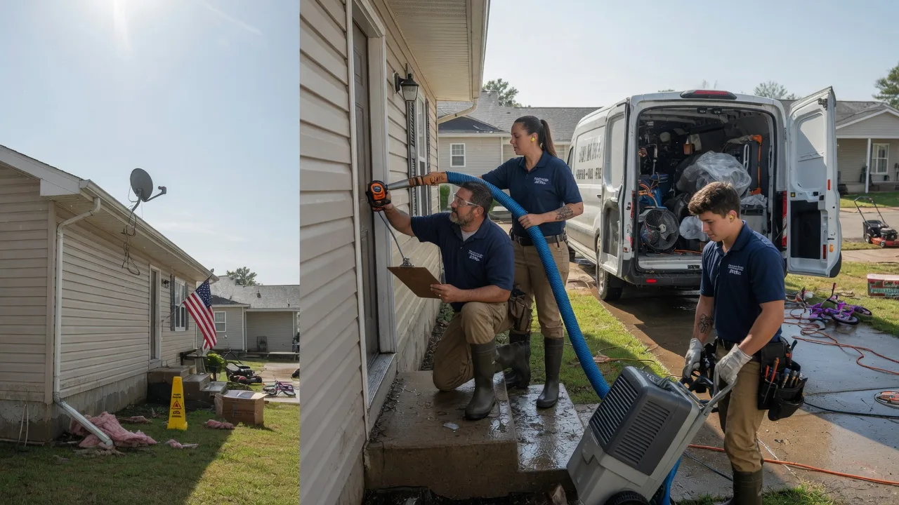 Ceiling Water Damage Restoration in Omaha, GA near me
